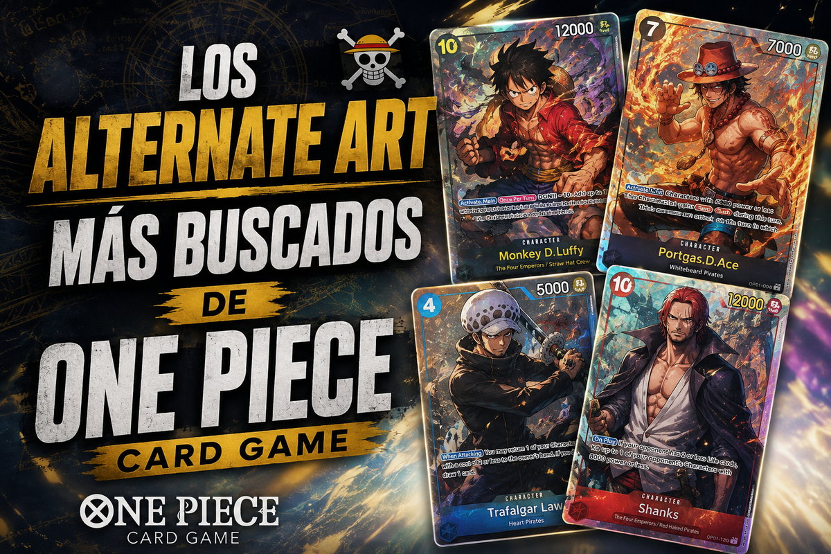 Los alternate art más buscados de One Piece Card Game