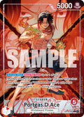 Portgas.D.Ace OP16-001 Alternate Art Leader