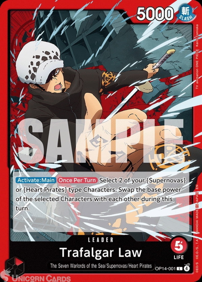 Trafalgar Law OP14-001 Leader