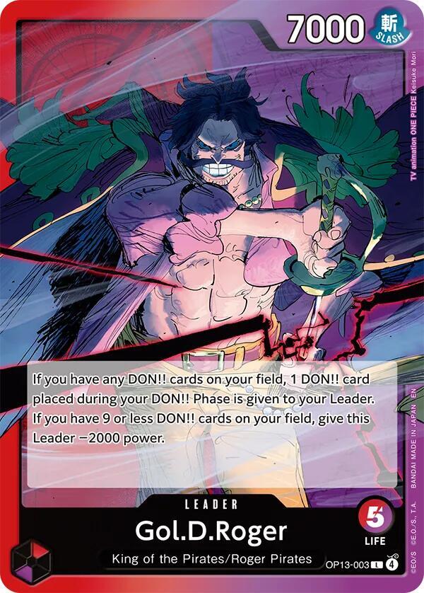 Gol.D.Roger OP13-003 Leader