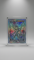 Carta rara holográfica Yu-Gi-Oh! en acrílico