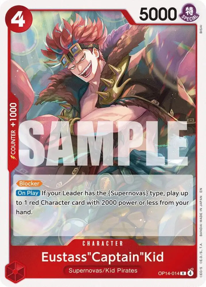 Eustass"Captain"Kid OP14-014 Rare