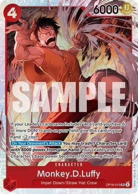 Monkey.D.Luffy OP16-015 Super Rare