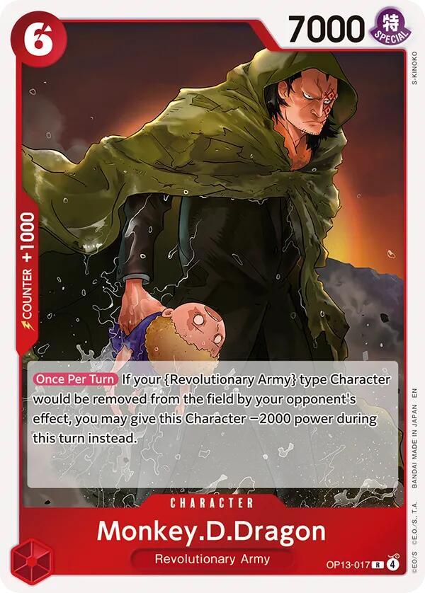 Monkey.D.Dragon OP13-017 Rare