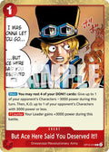 But Ace Here Said You Deserved It!! OP13-019 Rare