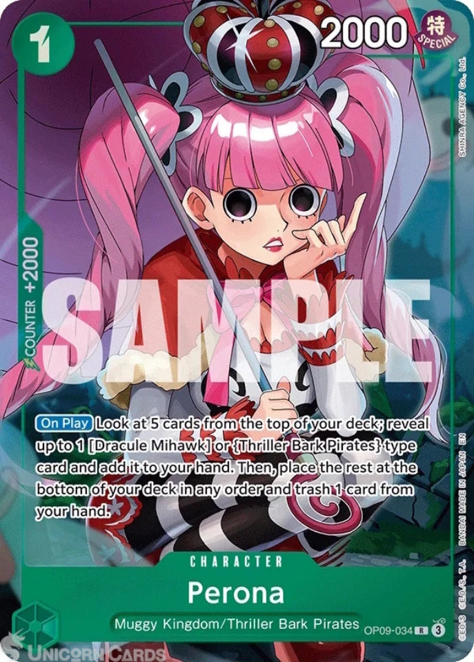 Perona OP09-034 Rare