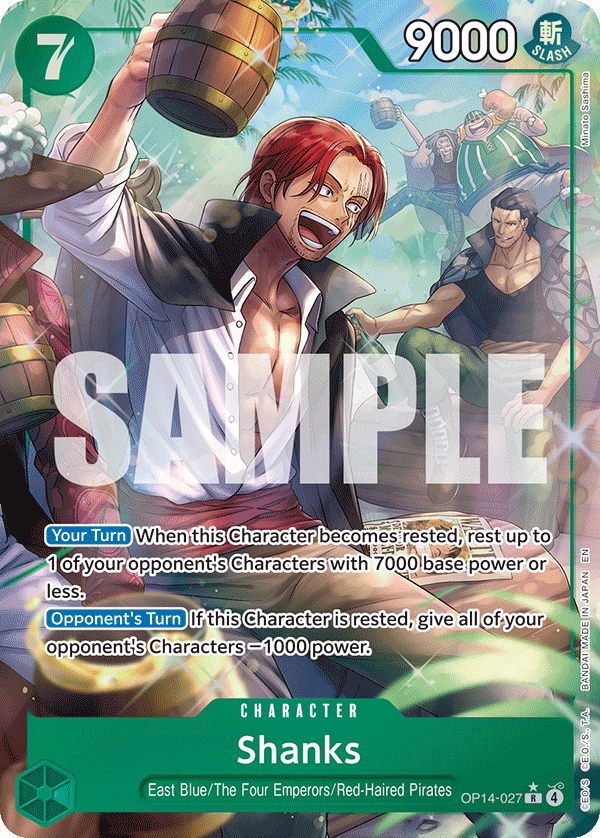Shanks OP14-027 Alternate Art