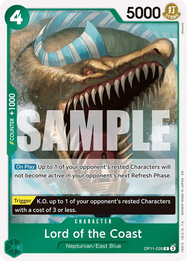 Lord of the Coast OP11-028 Rare