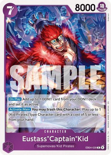 Eustass"Captain"Kid EB04-039 Rare