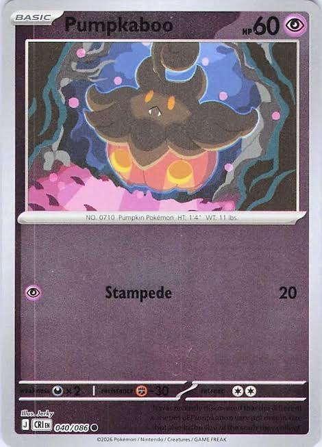 Pumpkaboo [Reverse Holo] 40 – Chaos Rising (Inglés)