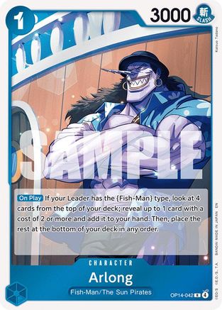 Arlong OP14-042 Rare