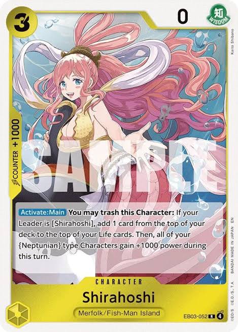 Shirahoshi EB03-052 Rare