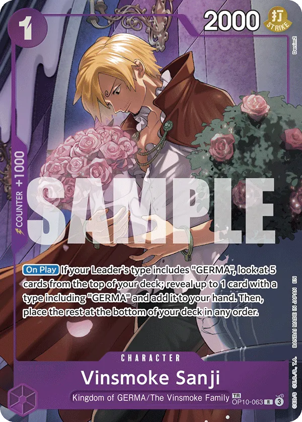 Vinsmoke Sanji OP10-063 Rare