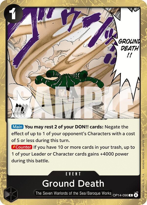 Ground Death OP14-096 Rare
