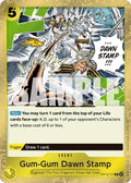 Gum-Gum Dawn Stamp OP13-117 Rare
