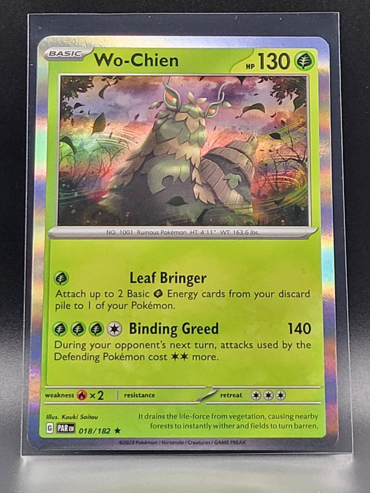 Wo-Chien [Holo] 15 – Terastal Festival ex (Inglés)