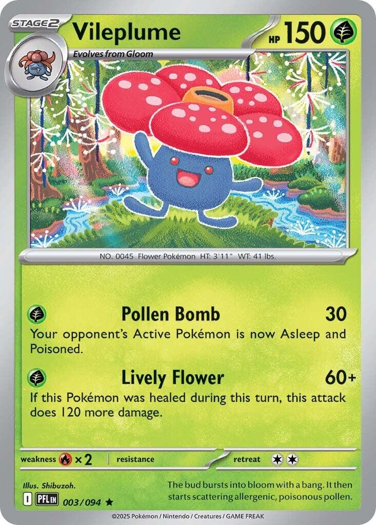 Vileplume [Holo] 3 – Phantasmal Flames (Inglés)
