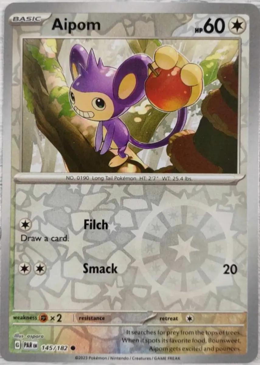 Aipom [Reverse Holo] 145 – Paradox Rift (Inglés)