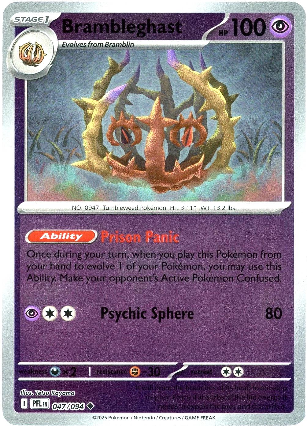 Brambleghast [Reverse Holo] 47 – Phantasmal Flames (Inglés)