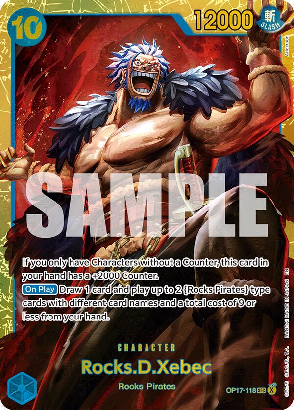 Rocks.D.Xebec OP17-118 Secret Rare