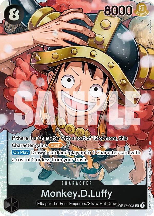 Monkey.D.Luffy OP17-093 Super Rare