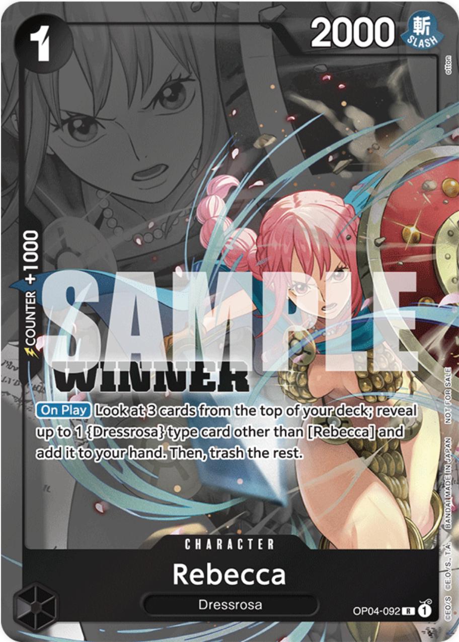 Rebecca OP04-092 Winner Pack 2025 Vol. 2