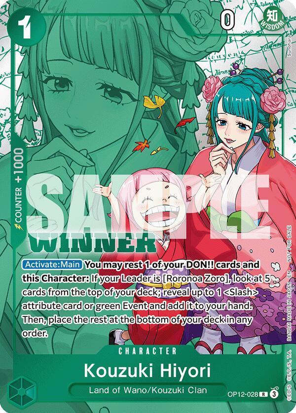 Kouzuki Hiyori OP12-028 Winner Pack 2026