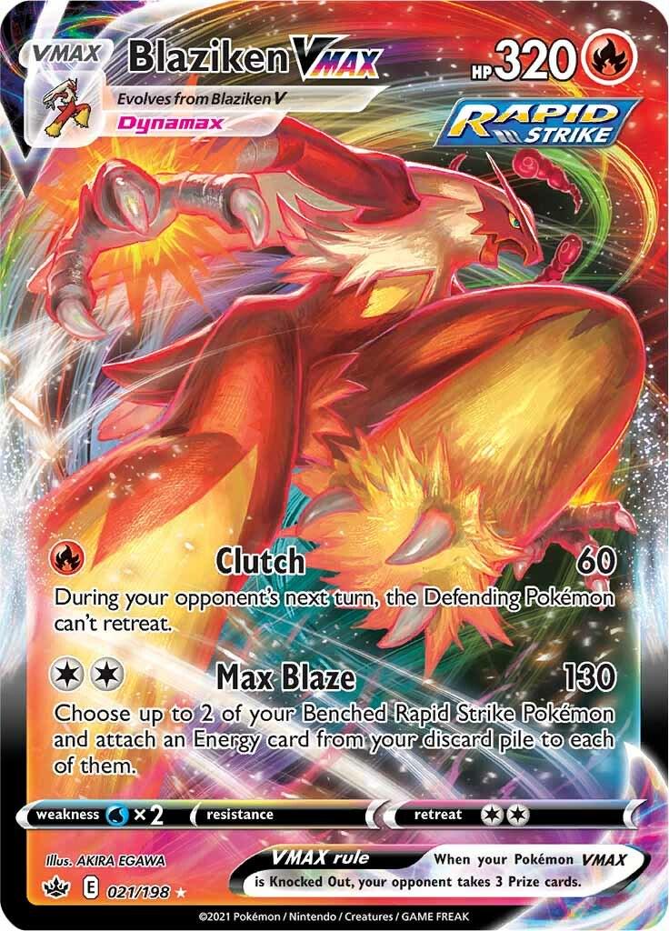Blaziken VMAX #21 – Chilling Reign (Inglés)