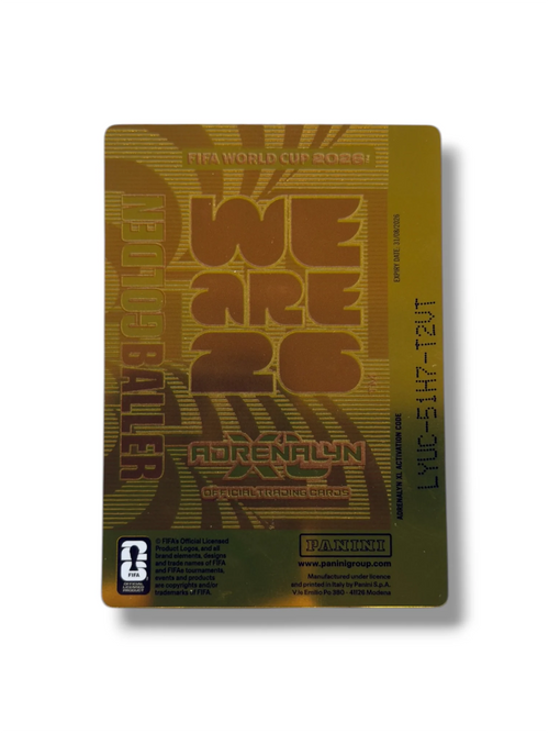 Lionel Messi Golden Baller #001 – Panini Adrenalyn XL World Cup 2026