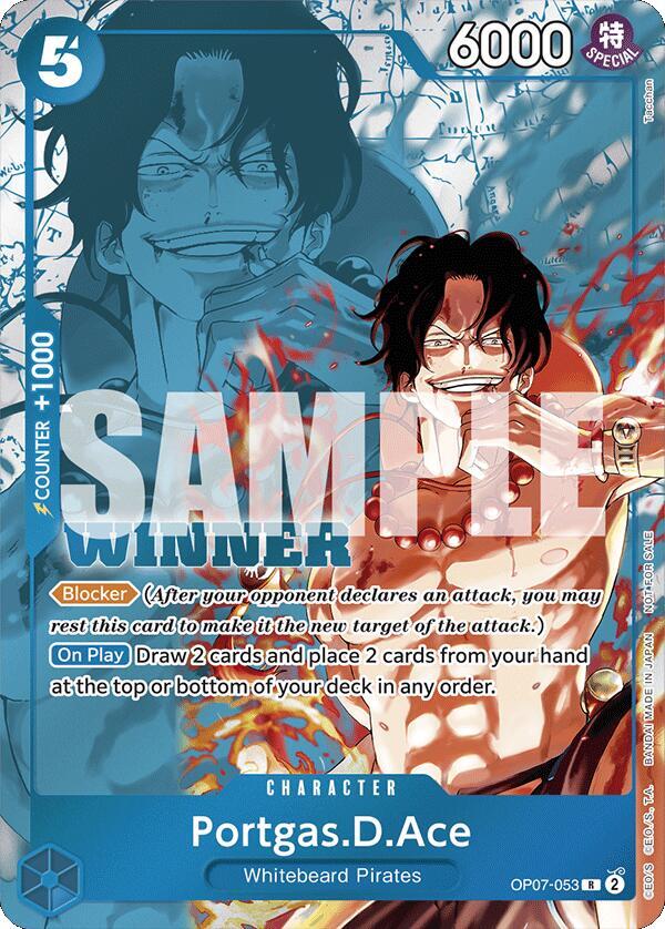 Portgas D. Ace OP07-053 Winner Pack 2024 Oct.-Dec.