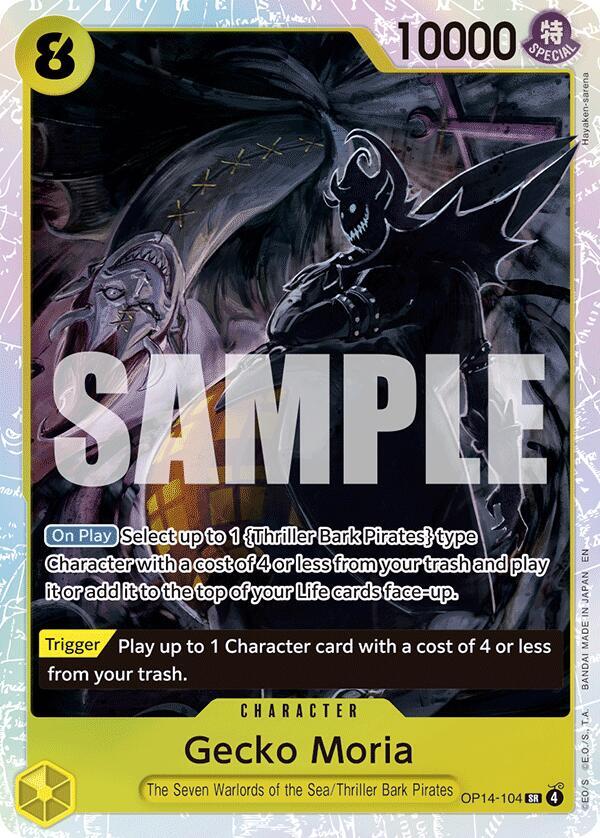 Gecko Moria OP14-104 Super Rare
