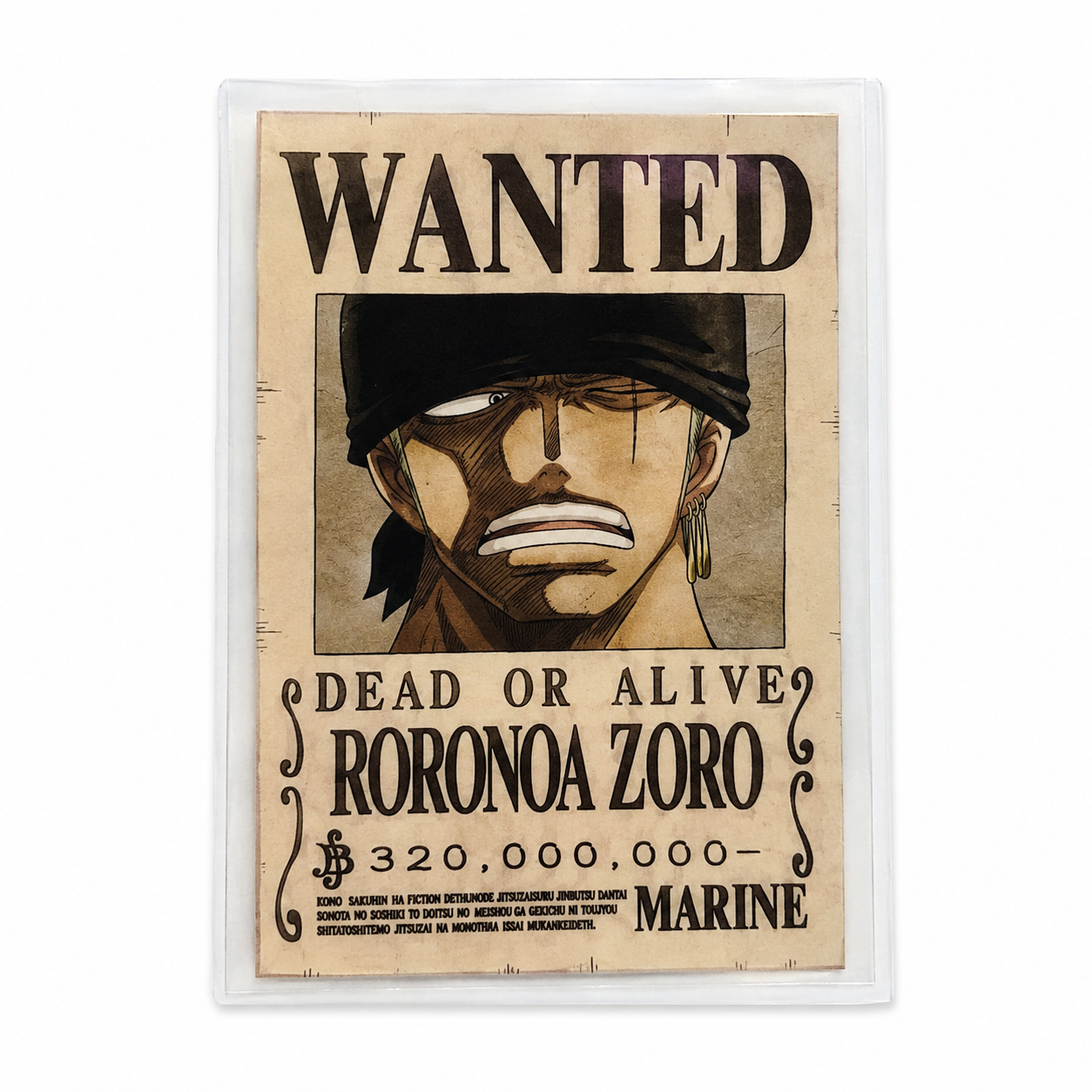 Roronoa Zoro Wanted #152 – One Piece Epic Journey Panini