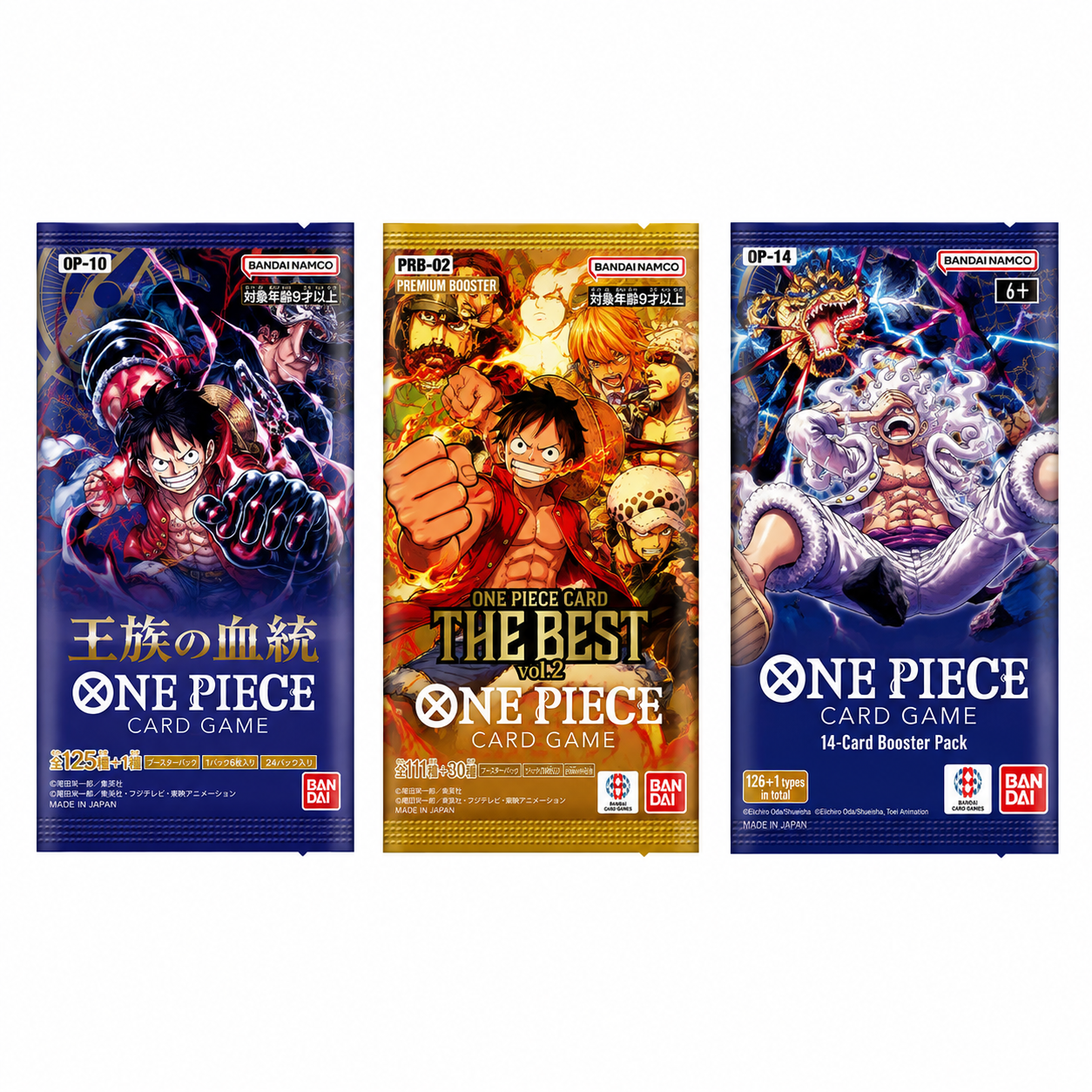 One Piece TCG Triple Booster Pack (OP-10 + PRB-02 + OP-14)