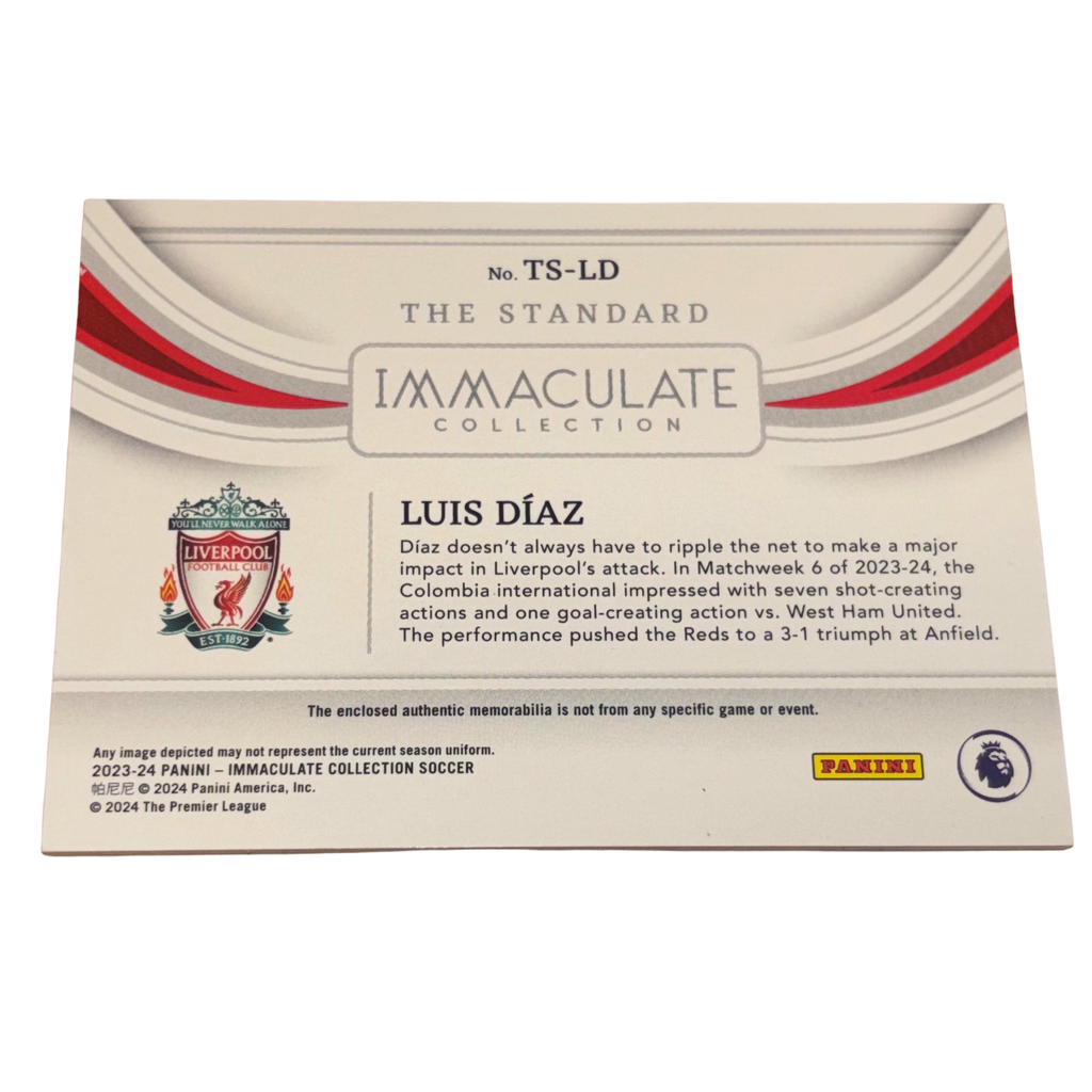 Luis Díaz TS-LD The Standard Silver 48/49 – Panini Immaculate 2023-24