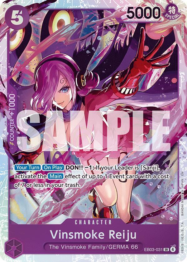 Vinsmoke Reiju EB03-031 Super Rare