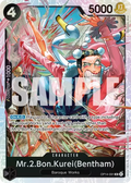 Mr.2.Bon.Kurei Bentham OP14-091 Super Rare