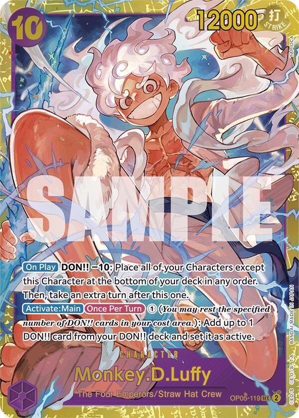 Monkey.D.Luffy OP05-119 Secret Rare