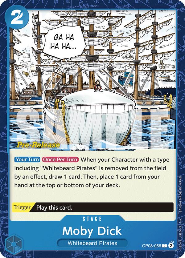 Moby Dick Pre-Release OP08-056 (Inglés)