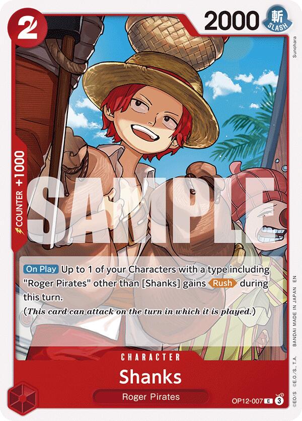 Shanks OP12-007 (Inglés)