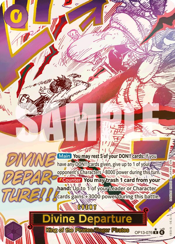 Divine Departure OP13-076 Alternate Art