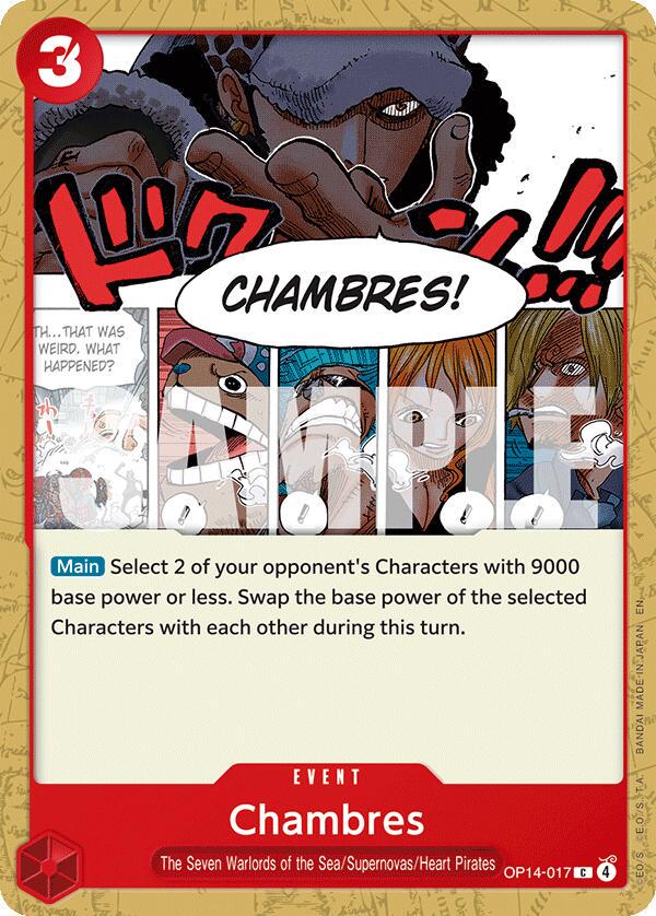Chambres OP14-017 (Inglés)
