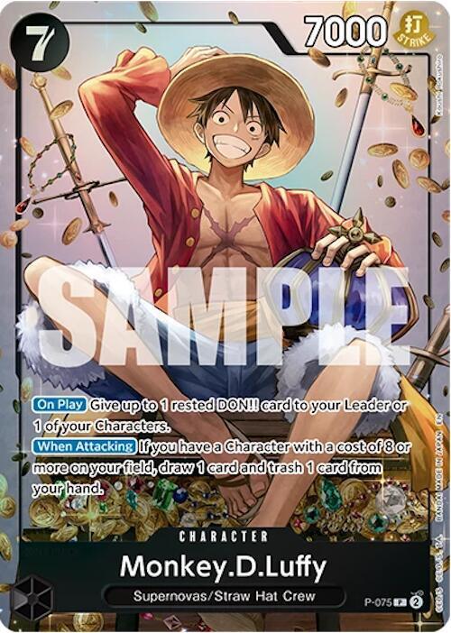Monkey.D.Luffy P-075 Promo (Tin Pack Set Vol. 2)