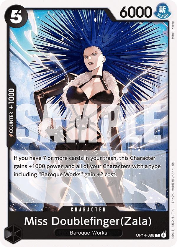 Miss Doublefinger Zala OP14-086 (Inglés)