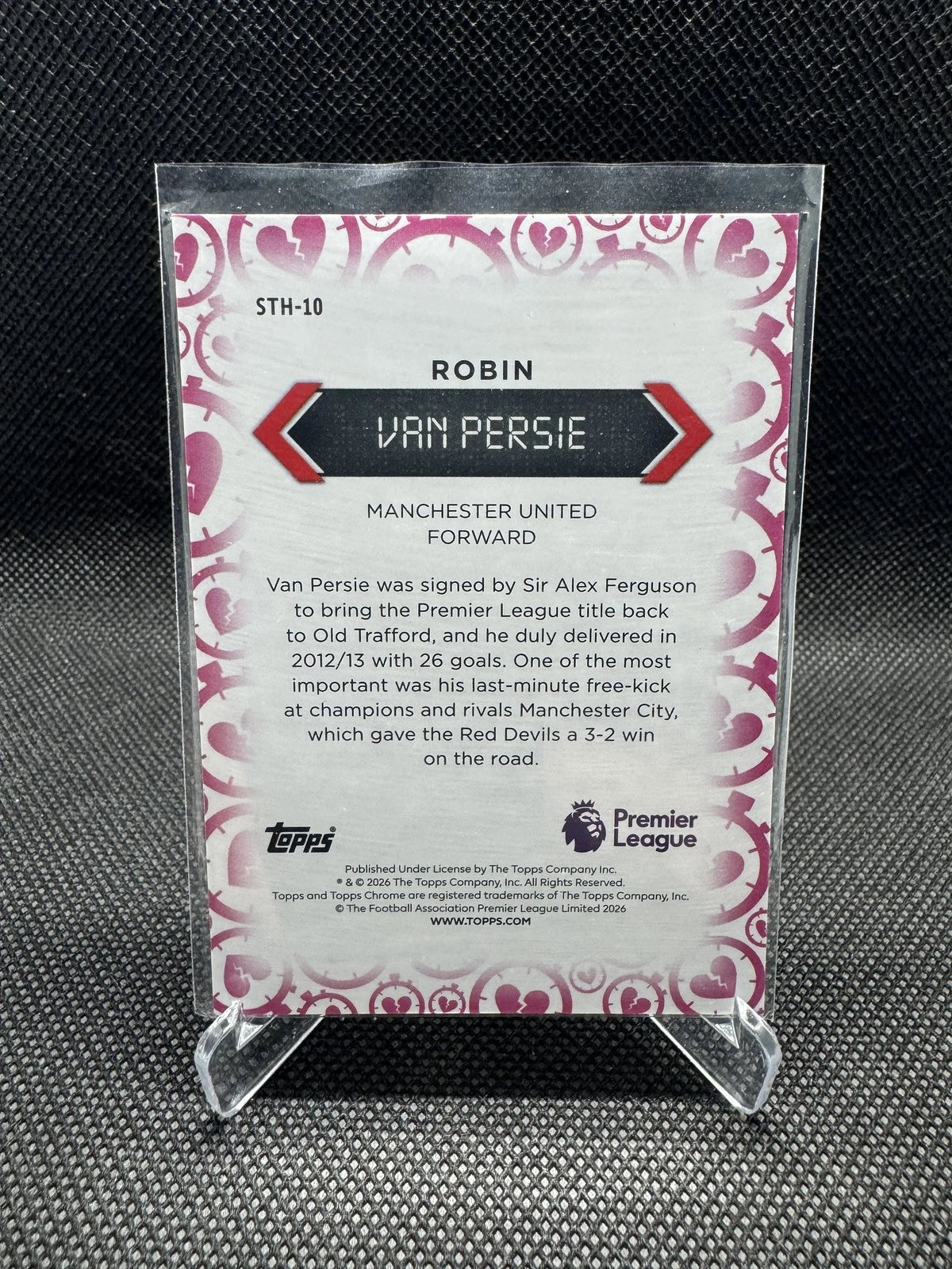 Robin van Persie STH-10 Stoppage Time Heartbreaker – Topps Chrome 2025-26