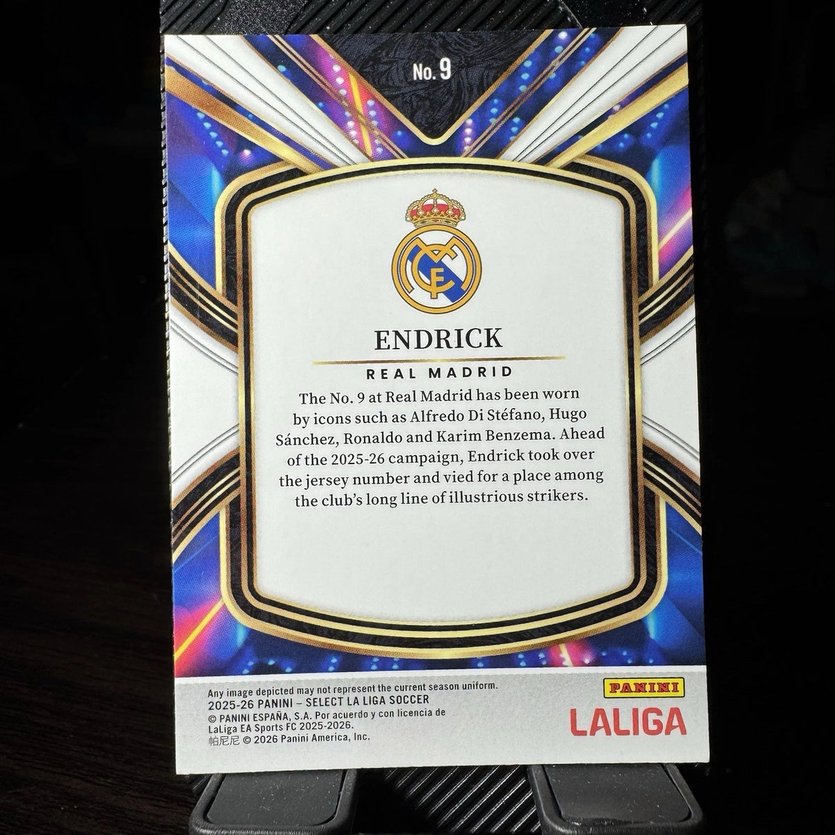 Endrick #9 Select Future – Panini Select La Liga 2025-26