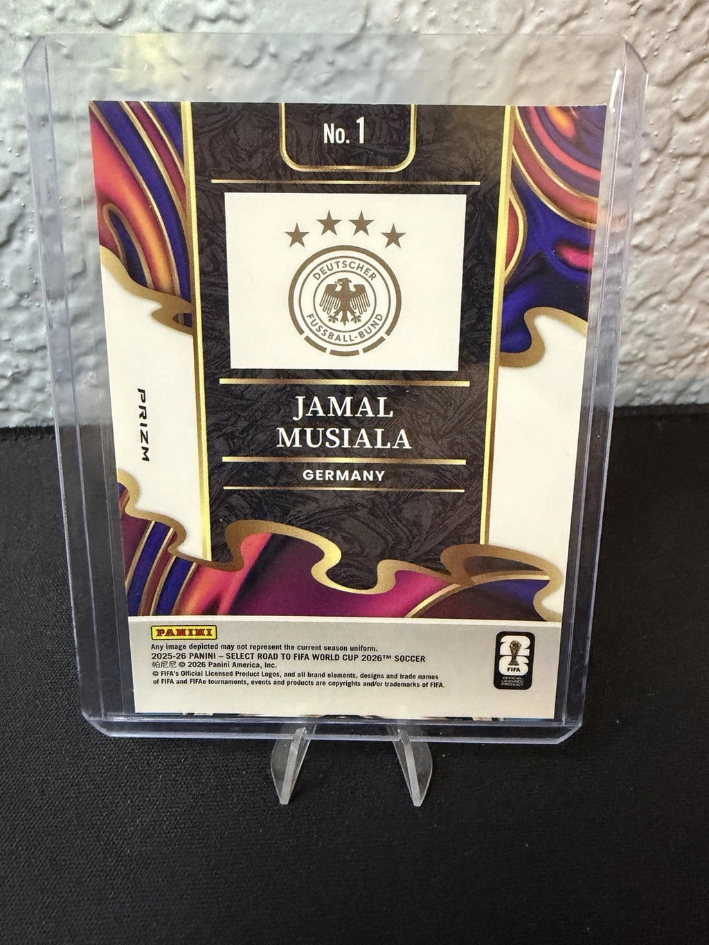 Jamal Musiala #1 Unstoppable – Panini Select Road to FIFA World Cup 2026